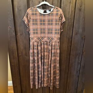 Torrid Plaid Midi Dress